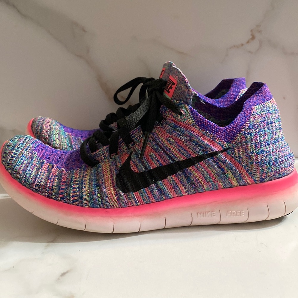 Nike Women’a Free RN Flykit Running shoes Multicolor 831070-604 Size 6.5